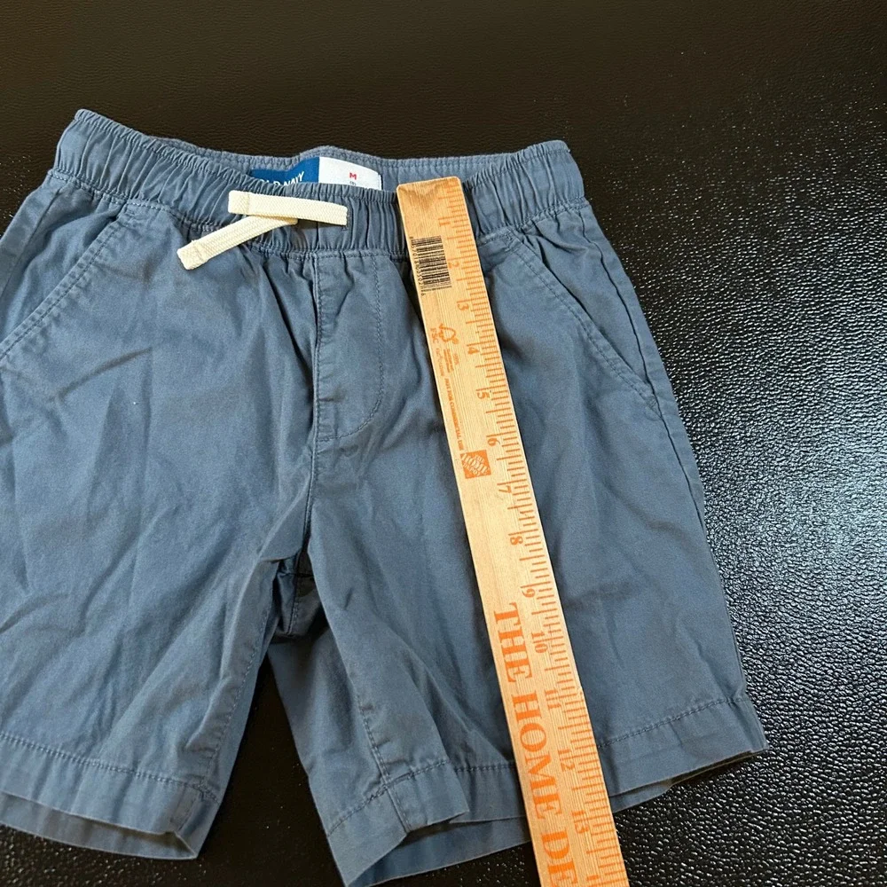 Old Navy Boys‎ Pull On Shorts Casual Elastic Waist Comfy Blue Kids Medium (8)